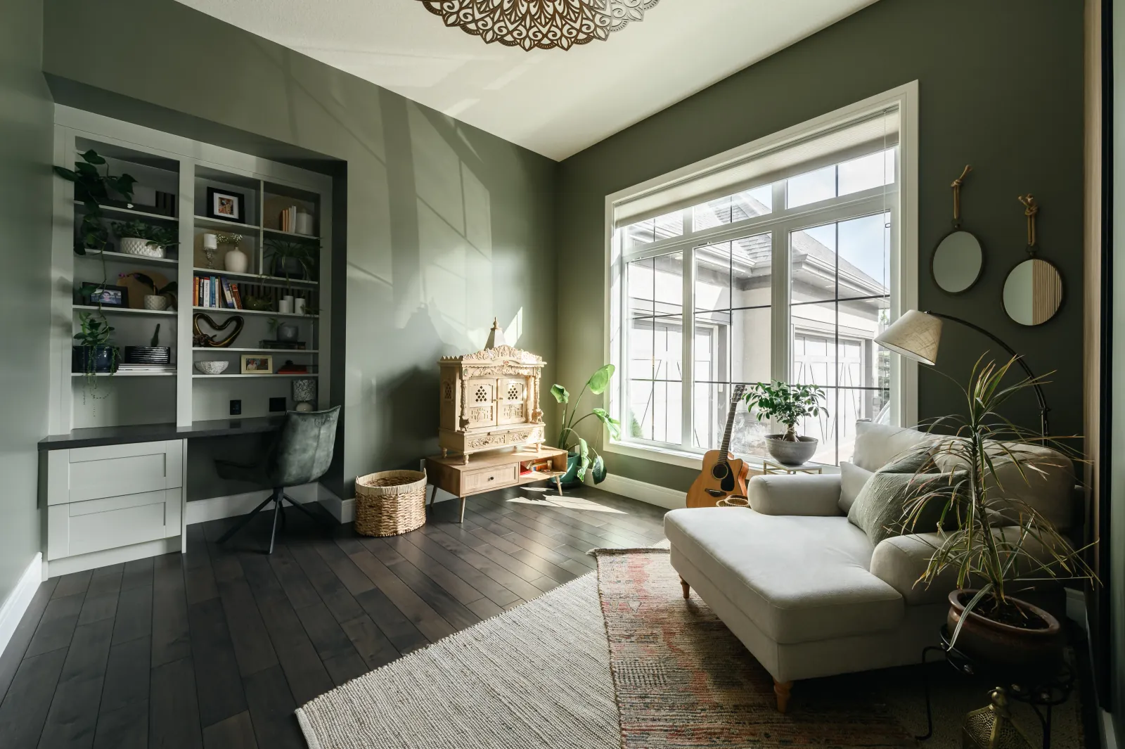 Living room details — Artesia, De Winton Complete Home Renovation