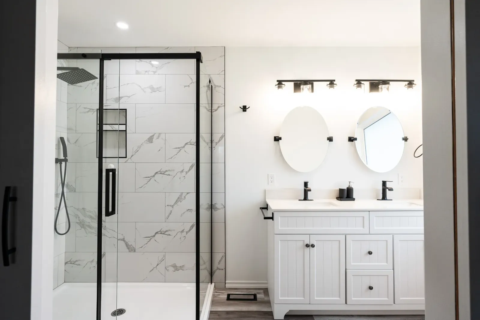 Two Bathroom Renovations Tale of Two Bathrooms