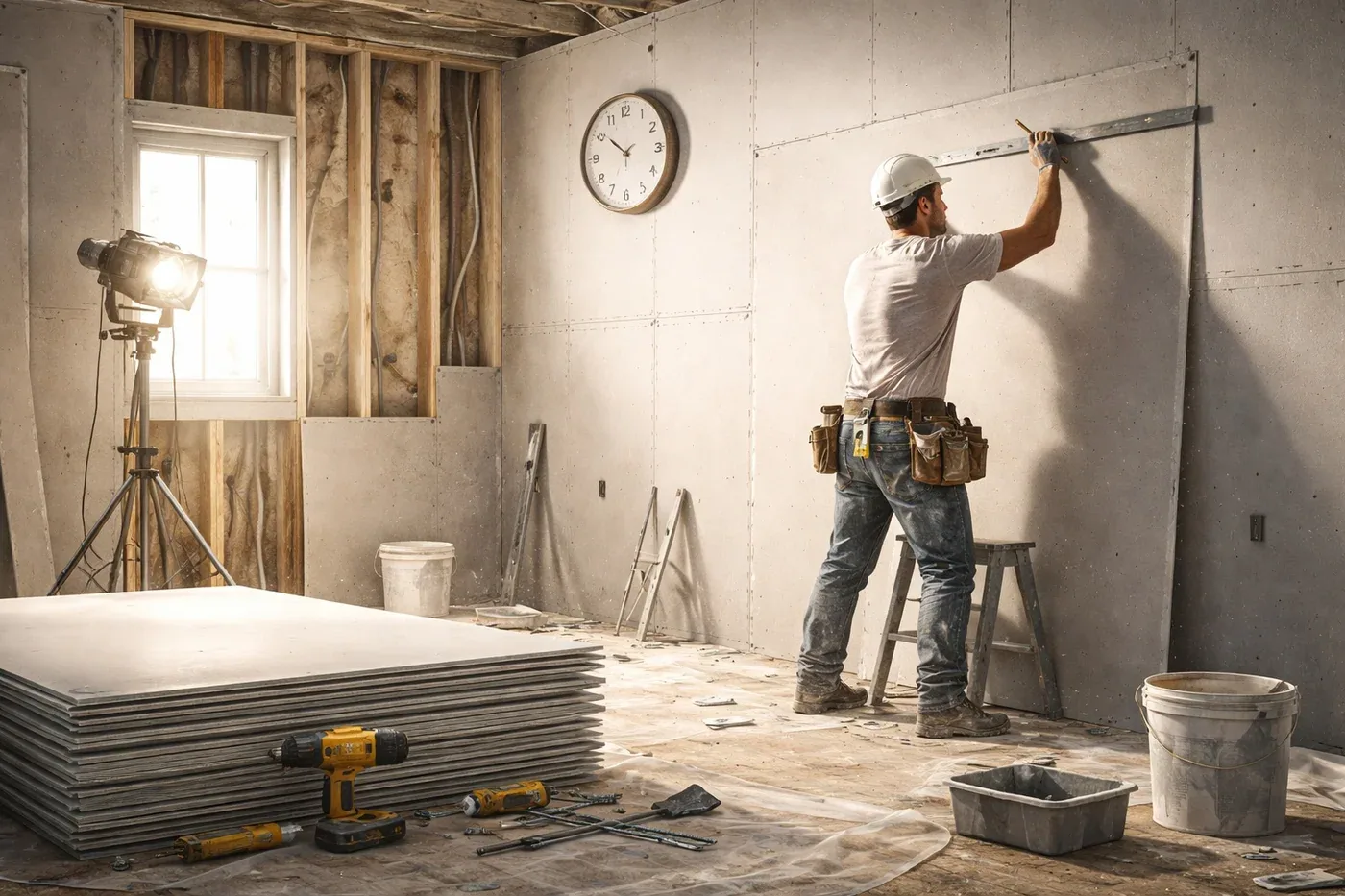Understanding Why Drywall Installation is a Slow Process
