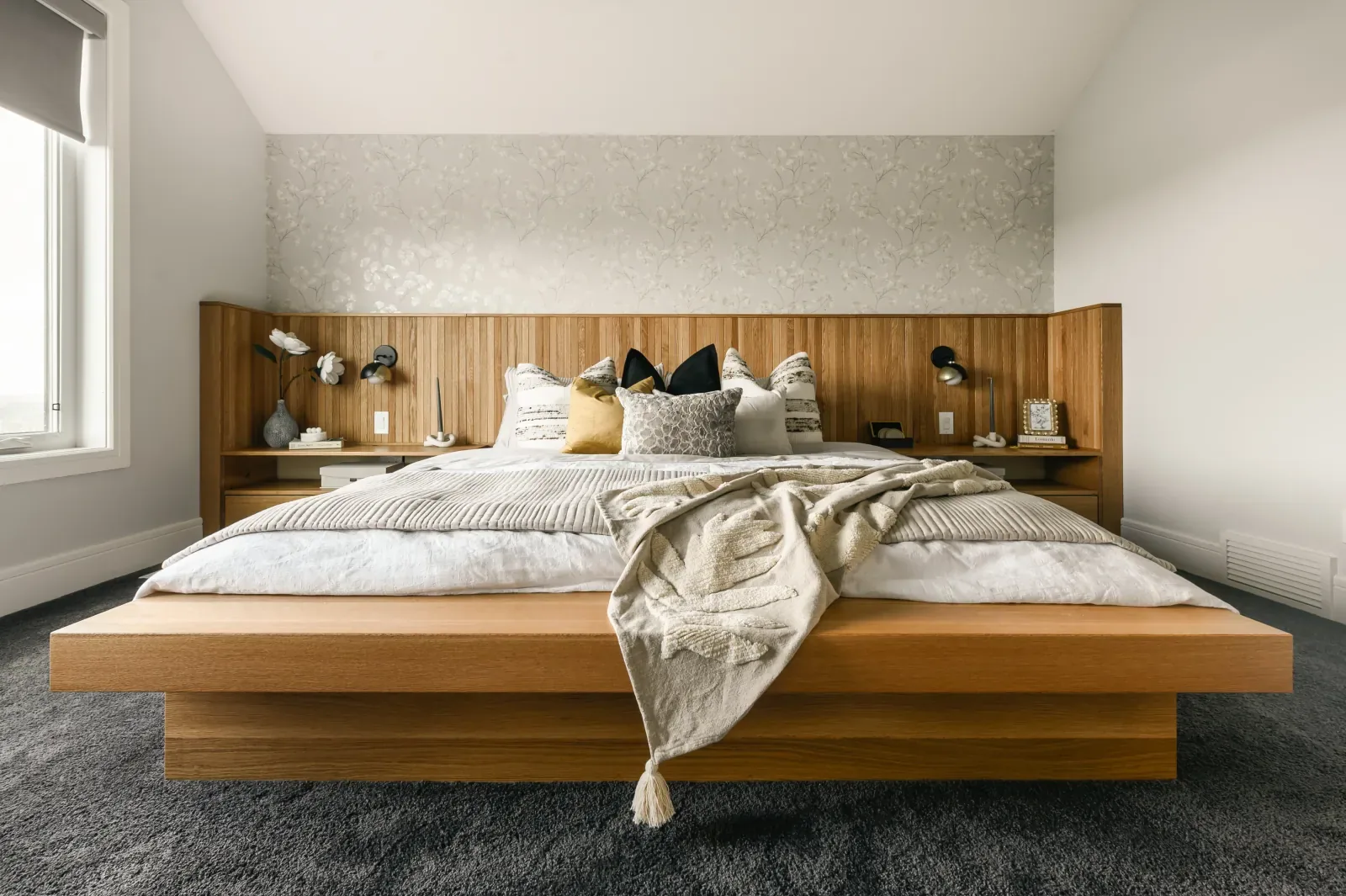 Bedroom details — Artesia, De Winton Complete Home Renovation